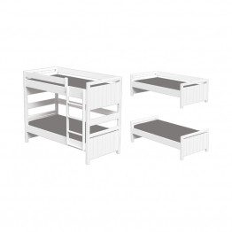 Casakids Icon Παιδική Κουκέτα Μασίφ Διαιρούμενη  110cm
